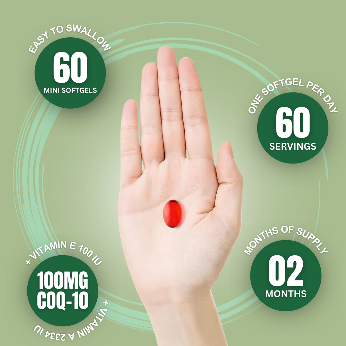 Halal CoQ 10 Softgels