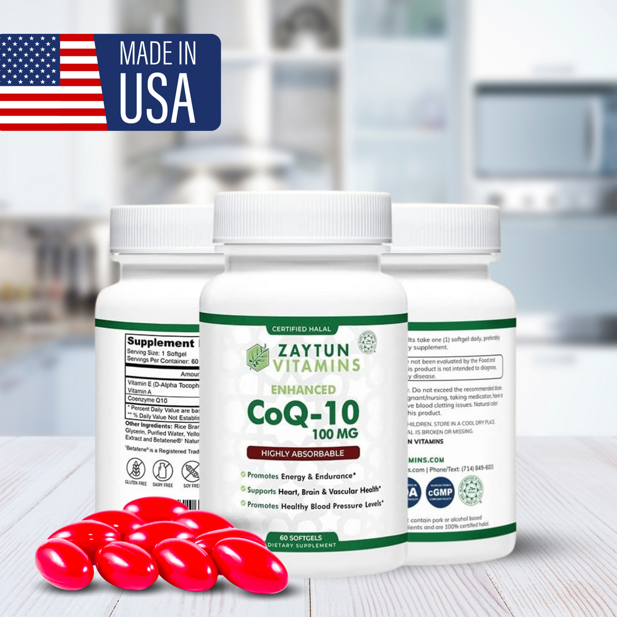 Halal CoQ 10 Softgels