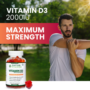 Halal Vitamin D3 2000IU Gummies (3Pack)