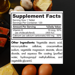 Halal Calcium + Vitamin D3 Tablets