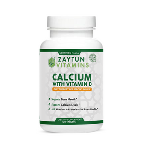 Halal Calcium + Vitamin D3 Tablets